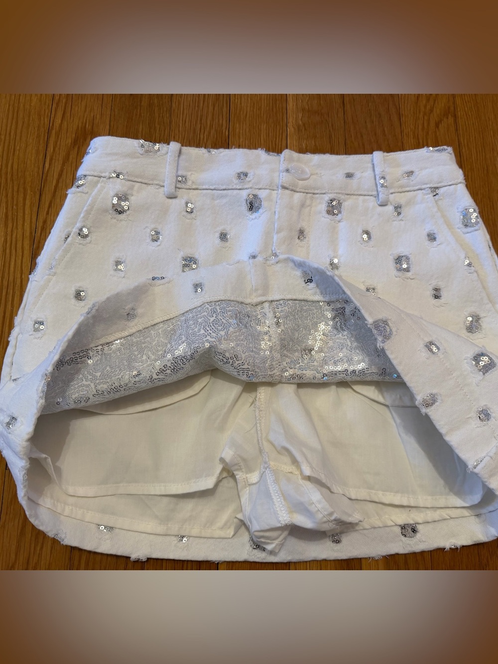 Zara Blogger Sequin Skort -XS - Picture 7 of 8
